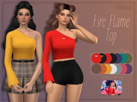 Fire Flame Top