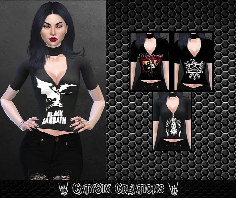 Bands Choker T-Shirt