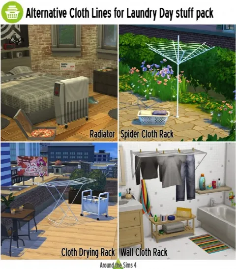Drying cloth racks