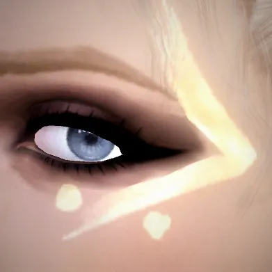 Queen Lagertha Facepaint by Magnolianfarewell, Sims 4 facepaint CC – image 2