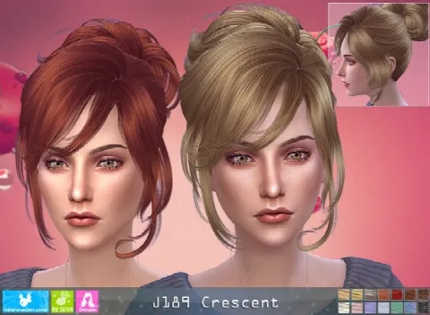J189 Crescent hair (P)