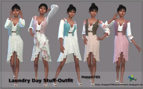 Laundry Day Stuff Outfit recolors