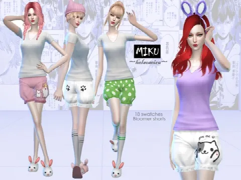 MIKU Bloomer Shorts Female