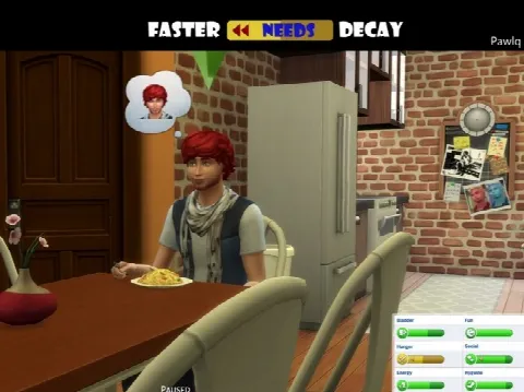 Faster Needs Decay