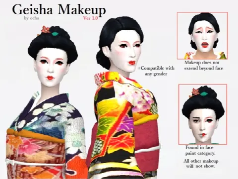 Geisha Makeup Ver 1.0