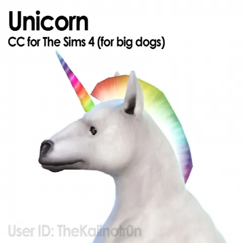 Unicorn Horn with Mane (big dogs)