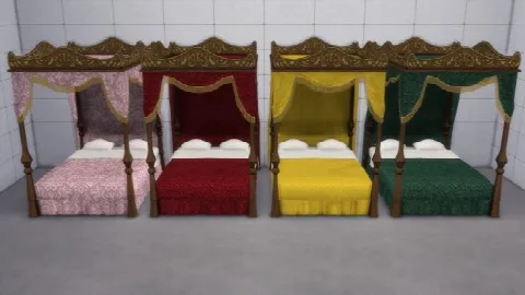 Delicious Slumber Bed XV from TS3 by TheJim07, Sims 4 furniture CC – image 3
