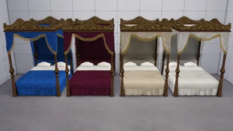 Delicious Slumber Bed XV from TS3 by TheJim07, Sims 4 furniture CC – image 4