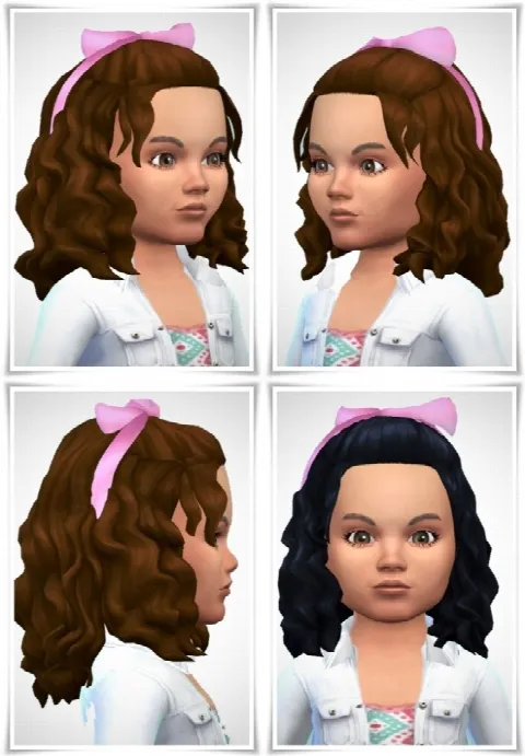 Mary’s Curls with Bow hair