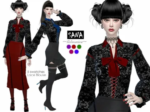 SANA Lace Blouse FM