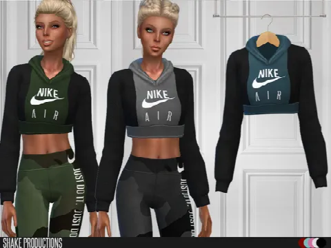 106 SET sport by ShakeProductions, Sims 4 female clothes CC – image 4