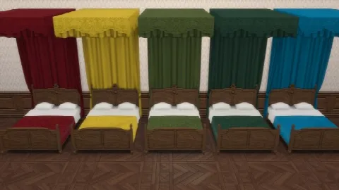 Victorian Set from TS3 by TheJim07, Sims 4 bedroom CC – image 4