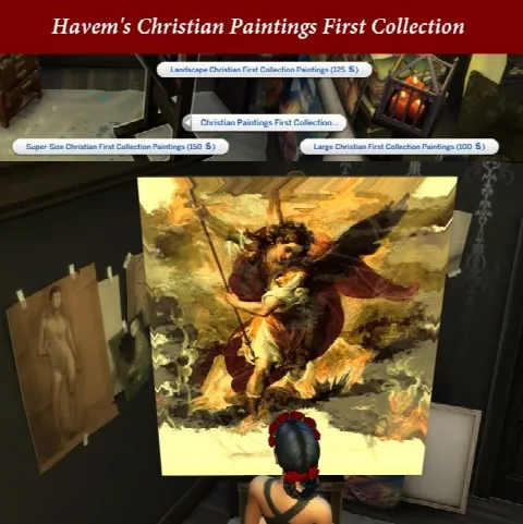 New Art Collection for easel with Christian Paintings