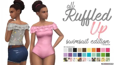 All Ruffled Up Swimsuit Edition