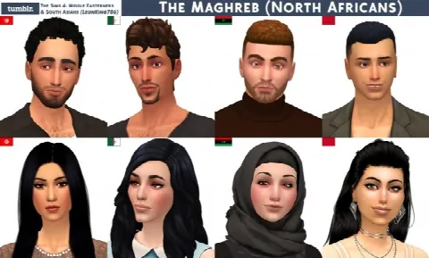 The Maghreb (North Africans)