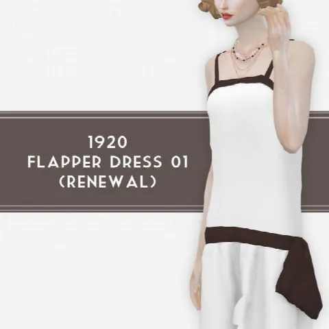 1920 Flapper dress 01