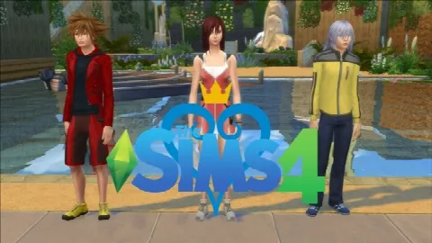 Sora, Kairi and Riku from Kingdom Hearts