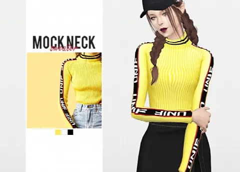 Mock Neck Sweater