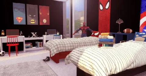 Super Hero Twins BedRoom