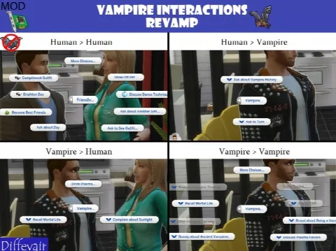 VAMPIRE INTERACTIONS REVAMP