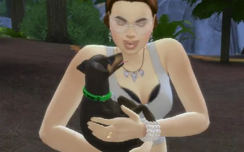 Service Dog Collars for Small Dogs by EmilitaRabbit, Sims 4 pets CC – image 3