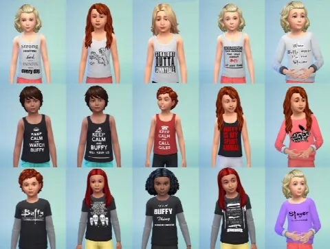 Buffy The Vampire Slayer T-Shirts, Tank Tops & Hoodies (Kids)