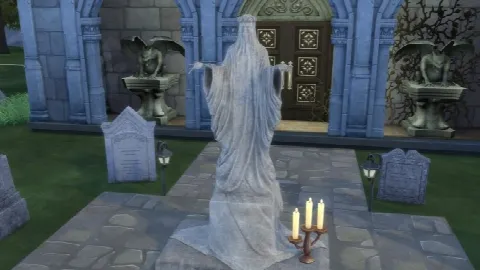 Gravestones & Mortuary Statue from TS3 by TheJim07, Sims 4 decor CC – image 2