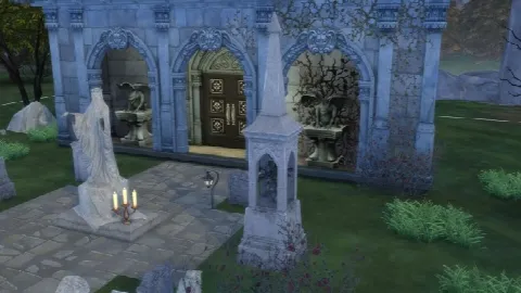 Gravestones & Mortuary Statue from TS3 by TheJim07, Sims 4 decor CC – image 4