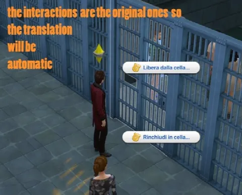 Functional Cell door mod like in the police station by mome89x, Sims 4 walls & floors CC – image 4