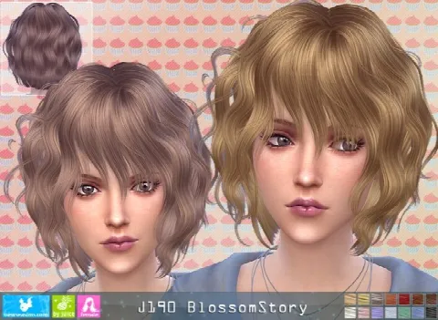 J190 BlossomStory hair (P)