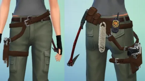 Lara Croft Tomb Raider Holster Gun Belt