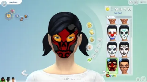 Dragon Face Paint by EmilitaRabbit, Sims 4 facepaint CC – image 3