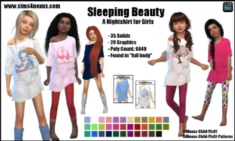 Sleeping Beauty nightshirt