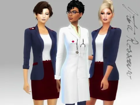 Hospital Staff outfits