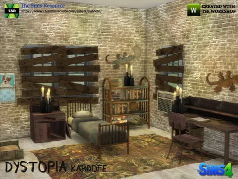 Dystopia bedroom
