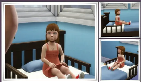 Little Baby Bangs by Birkschessimsblog, Sims 4 hair CC – image 2