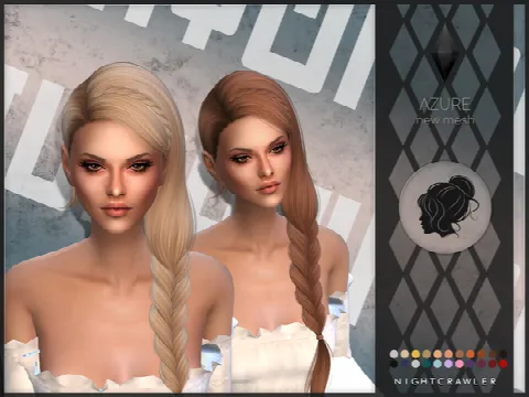 Azure hair