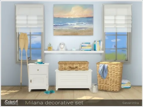 Milana decorative set
