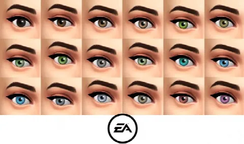 Wandering Eyes by mooglechrome, Sims 4 eyes CC – image 2