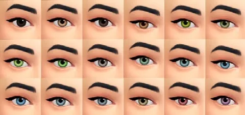 Wandering Eyes by mooglechrome, Sims 4 eyes CC – image 3