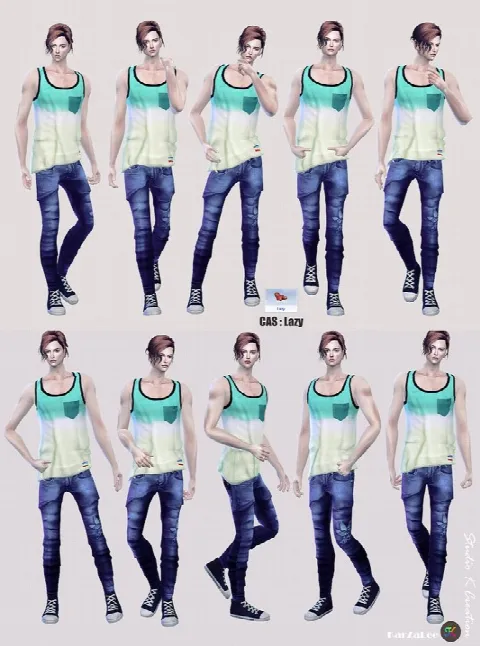 SKC Male Pose Set 4