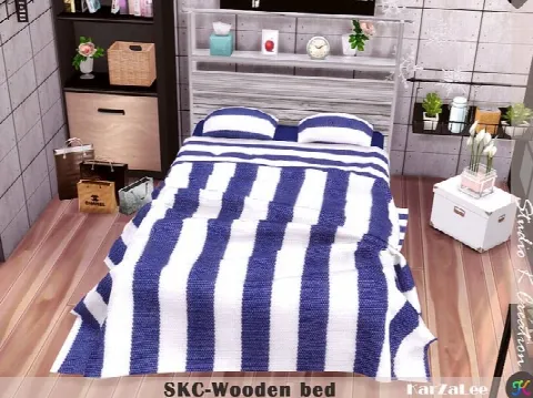 SKC Wooden bed