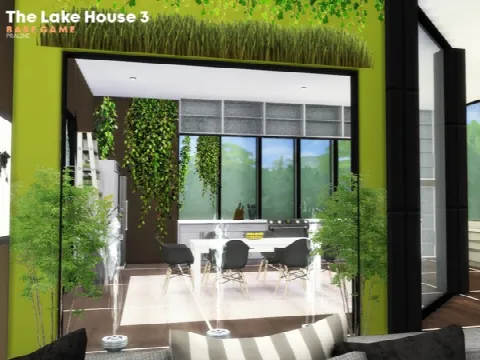 The Lake House 3 by Pralinesims, Sims 4 residential lots CC – image 4