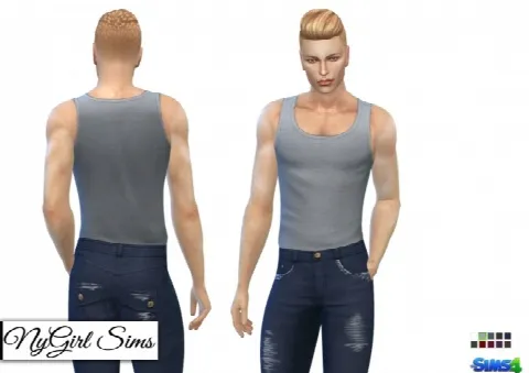 Ribbed Tucked In Tank