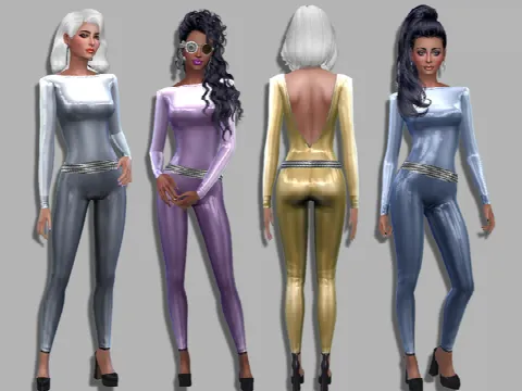 Spacer shiny jumpsuit