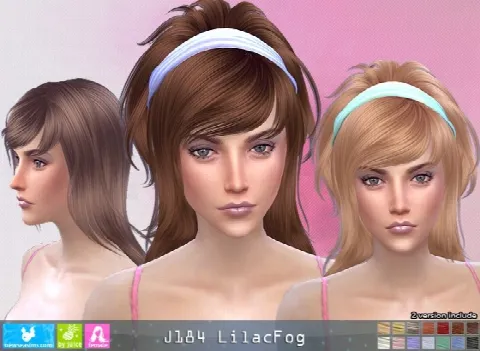 J184 LilacFog hair (P)