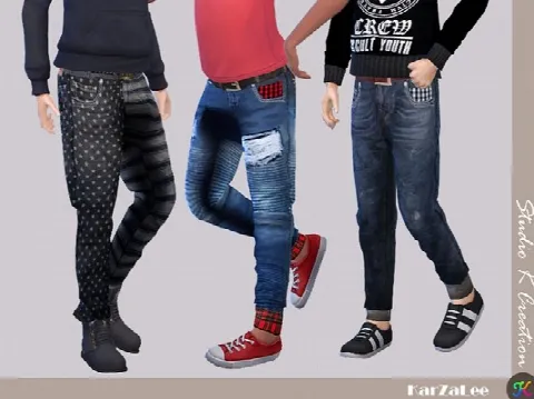 Giruto 48 roll up jeans for kids