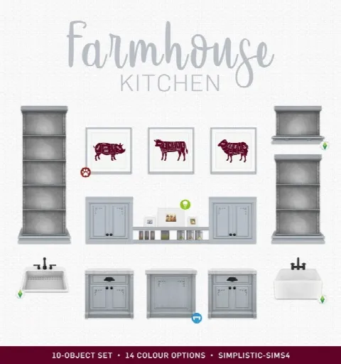 Farmhouse Kitchen Set
