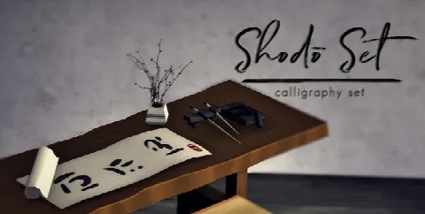 Shodo Calligraphy Set