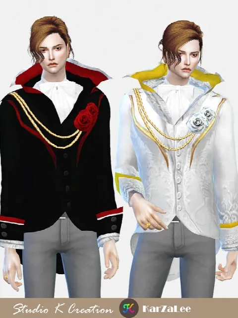 Darksouls High collar jacket